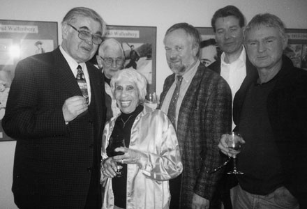 Hans Koschnick, unbekannt, Sonja Sonnenfeld, Helmut Donat, Lorenz Tews, Ernst Steinhoff, Juni 2007 (v.l.n.r.)